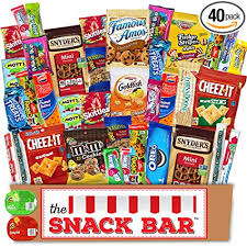 Amazon.com : The Snack Bar - Snack Care Package (40 count ...